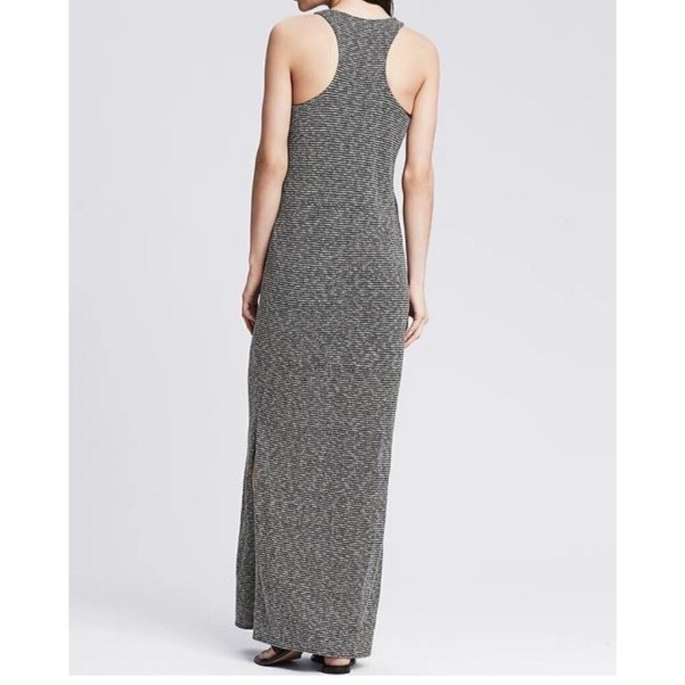 Banana Republic size medium stretch knit razor back maxi dress JK